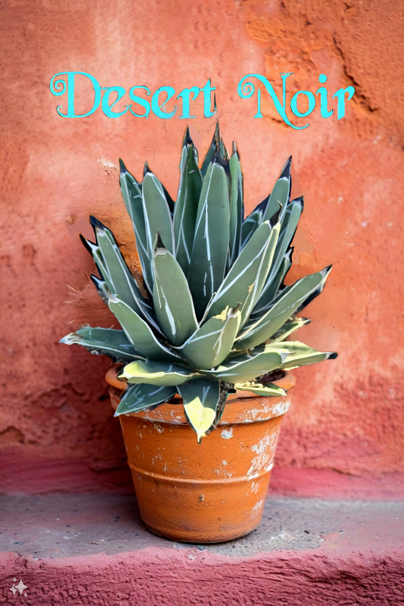 King Ferdinand Agave, King Of The Agave, Nickelsiae  Desert Noir