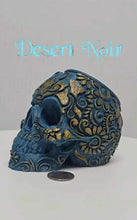 Load image into Gallery viewer, Sugar Skull, Hand-Painted 3D Printed Sugar Skulls – Decorative Planters