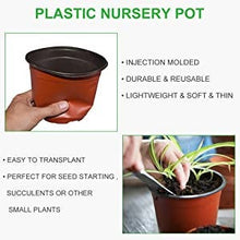 Load image into Gallery viewer, Plastic Grow Pots , 4 inch pot, 6 inch pot, cactus, succulent, plant, garden
