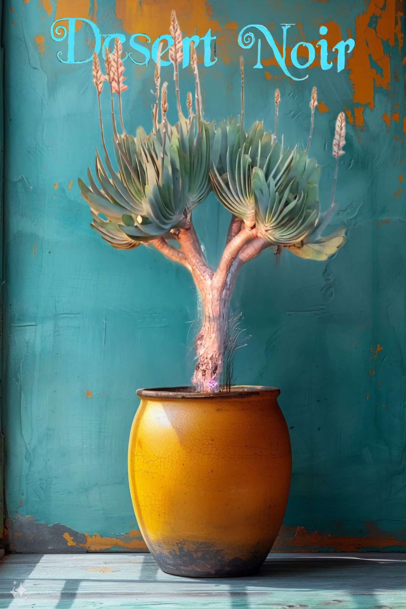fan succulent Fan-Aloe, Kumara plicatilis, Aloe plicatilis, Succulent, Aloe, Cactus, – Desert Noir