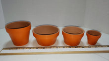 Load image into Gallery viewer, Hand Painted Terra Cotta planter pots, Succulents, Cactus, Gardening, various sizes, Terra cotta, Planter pots, gardening
