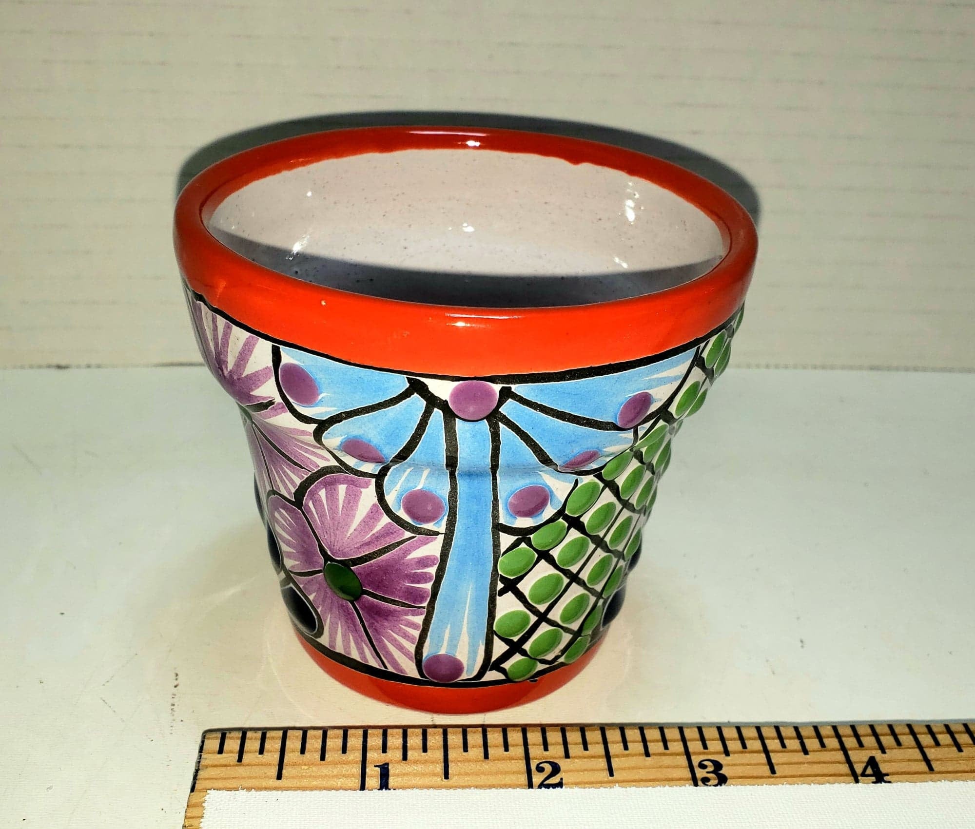 mexican ceramic plant pots MINI Talavera style mexican pottery, Mini Pots, Planter pots, gardenin – Desert Noir