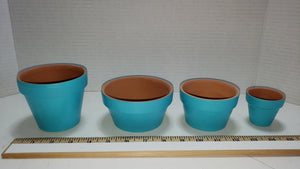 Hand Painted Terra Cotta planter pots, Succulents, Cactus, Gardening, various sizes, Terra cotta, Planter pots, gardening