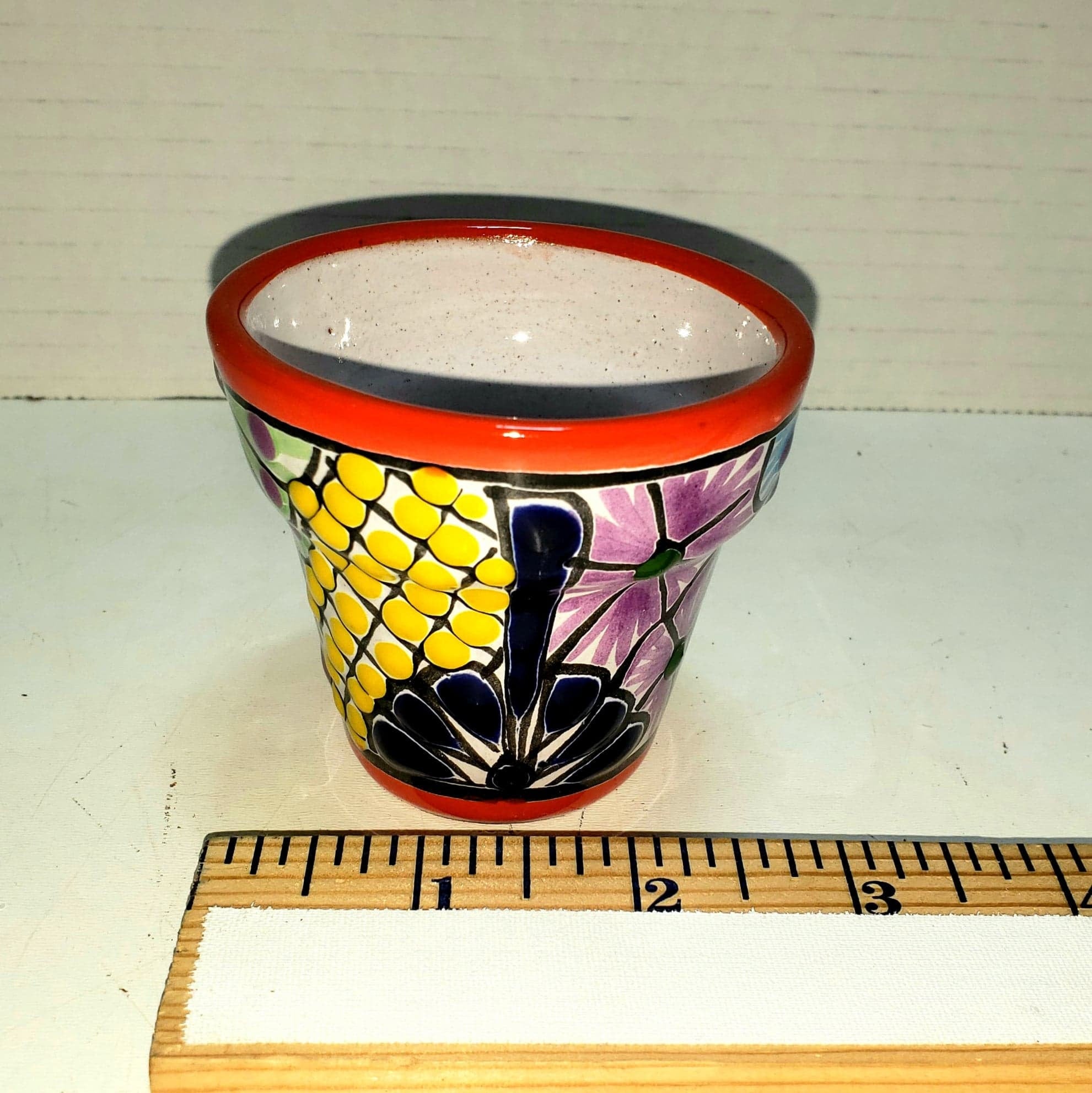 mexican style pots for plants MINI Talavera style mexican pottery, Mini Pots, Planter pots, gardenin – Desert Noir